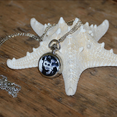 Audrey Hepburn Watch Necklace